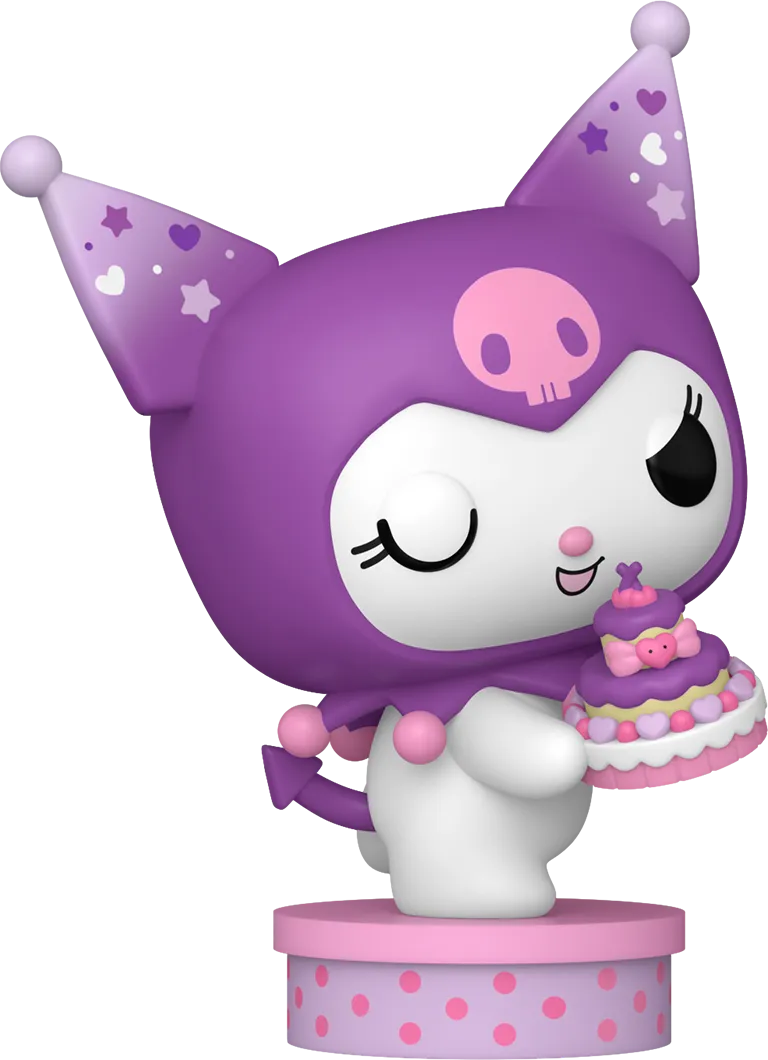 FUN87169 Hello Kitty & Friends - Kuromi with Cake 20th Anniversary US Exclusive Pop! Vinyl [RS] - Funko - Titan Pop Culture