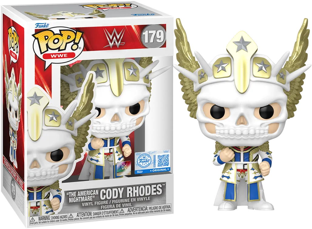 FUN87192 WWE: Wrestle Mania - Cody Rhodes (Masked) Pop! Vinyl [RS] - Funko - Titan Pop Culture