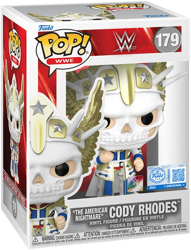 FUN87192 WWE: Wrestle Mania - Cody Rhodes (Masked) Pop! Vinyl [RS] - Funko - Titan Pop Culture