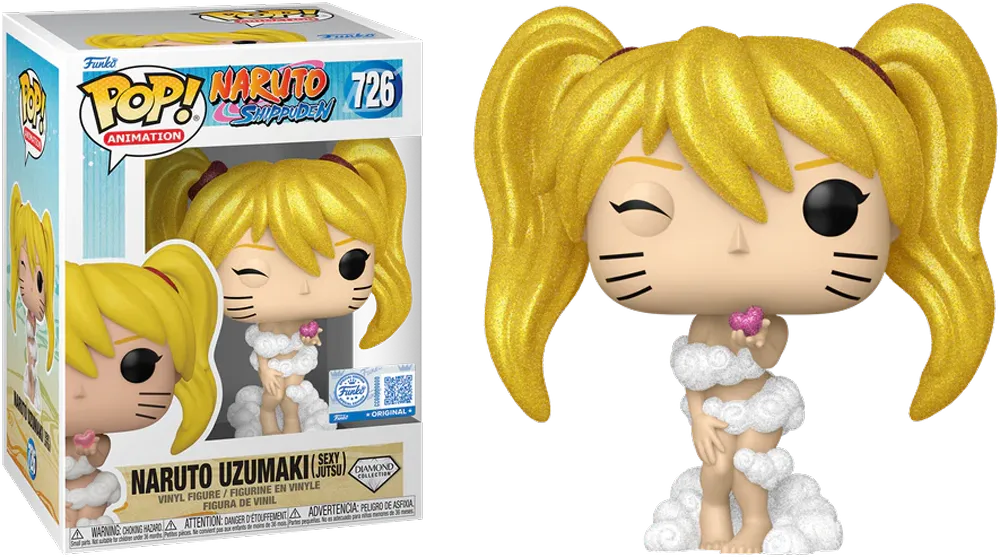 FUN87202 Naruto - Sexy Jutsu US Exclusive Diamond Glitter Pop! Vinyl [RS] - Funko - Titan Pop Culture