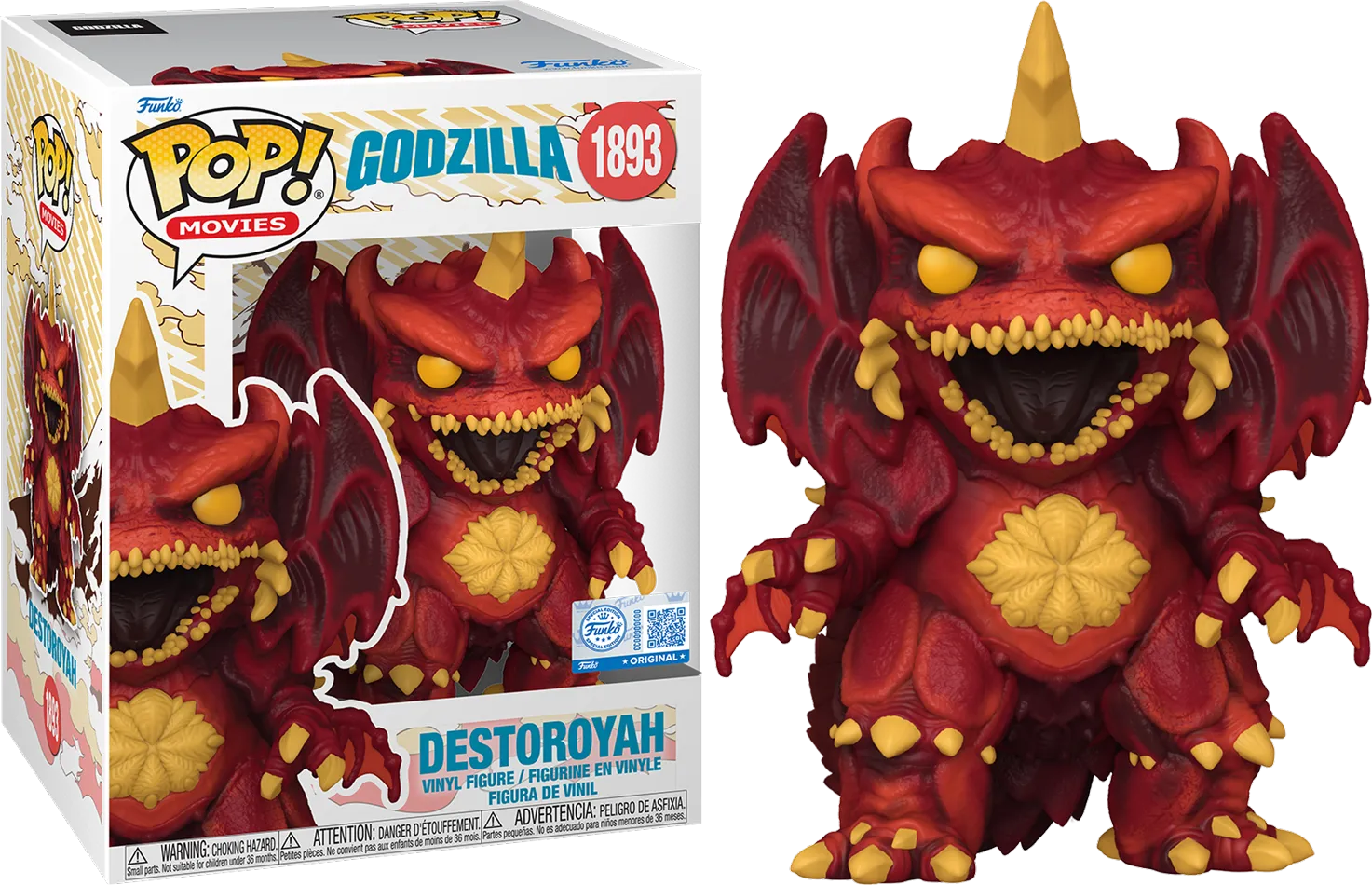 FUN87206 Godzilla - Destoroyah (Deco) US Exclusive Pop! Premium Vinyl [RS] - Funko - Titan Pop Culture