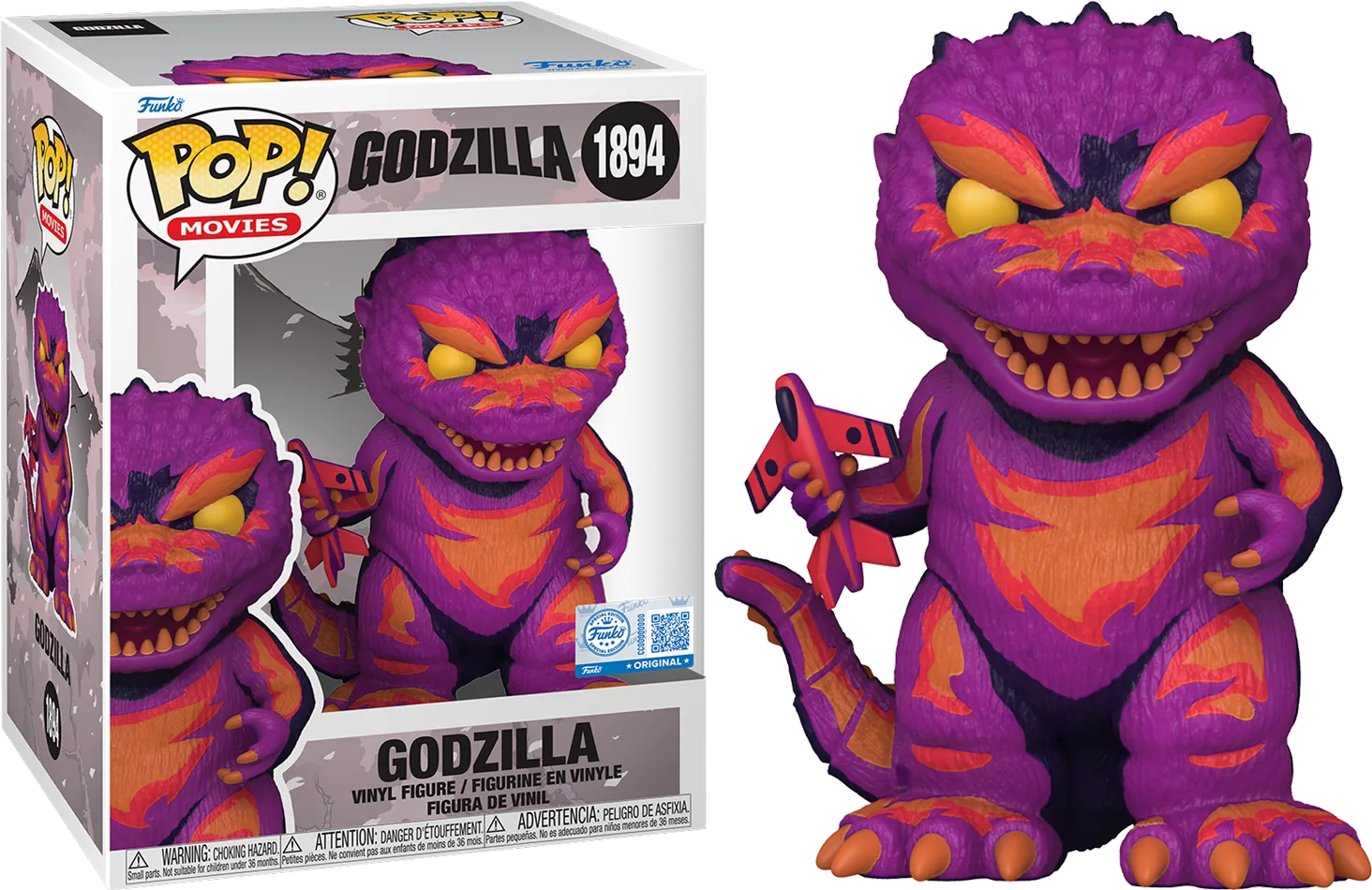 FUN87207 Godzilla - Godzilla (Retro-Futurism) US Exclusive Pop! Premium Vinyl [RS] - Funko - Titan Pop Culture