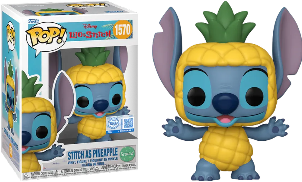 FUN87208 Lilo & Stitch - Stitch as Pineapple US Exclusive Scented Pop! Vinyl [RS] - Funko - Titan Pop Culture