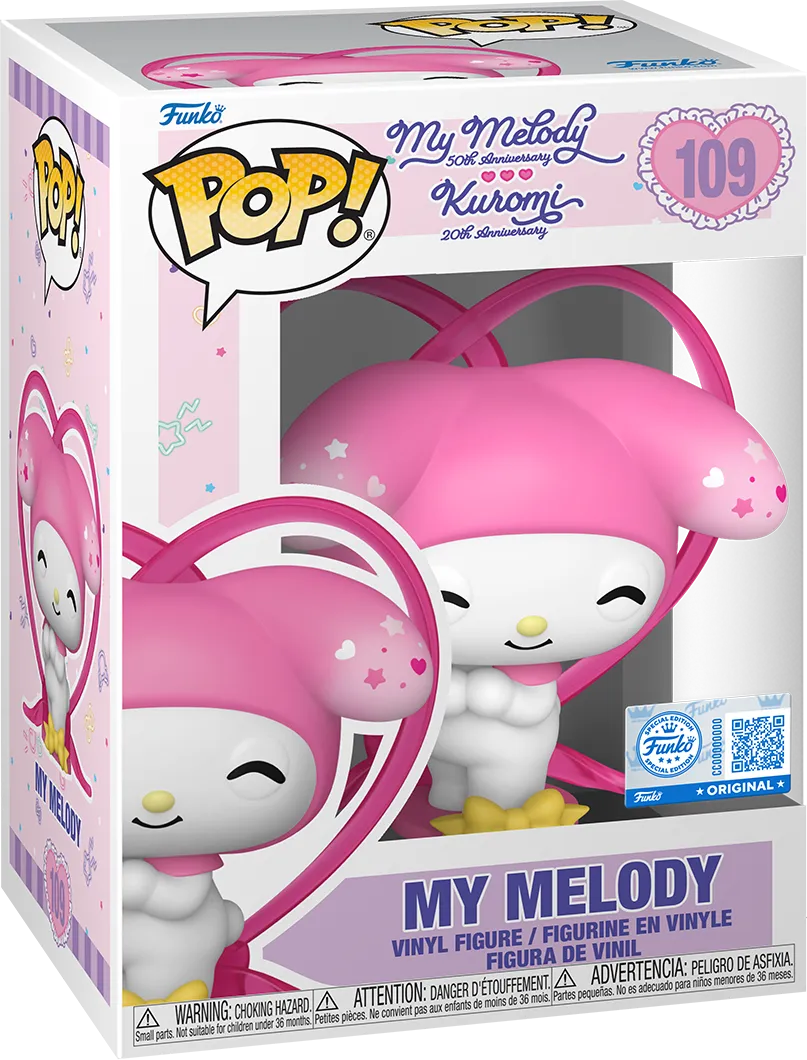 FUN87213 Hello Kitty & Friends - My Melody With Ribbon 50th Anniversary US Exclusive Pop! Vinyl [RS] - Funko - Titan Pop Culture