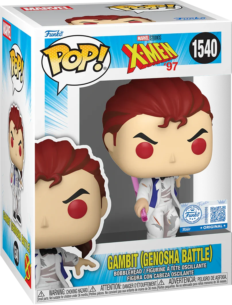 FUN87220 X-Men '97 - Gambit in Tux Pop! Vinyl US Exclusive [RS] - Funko - Titan Pop Culture
