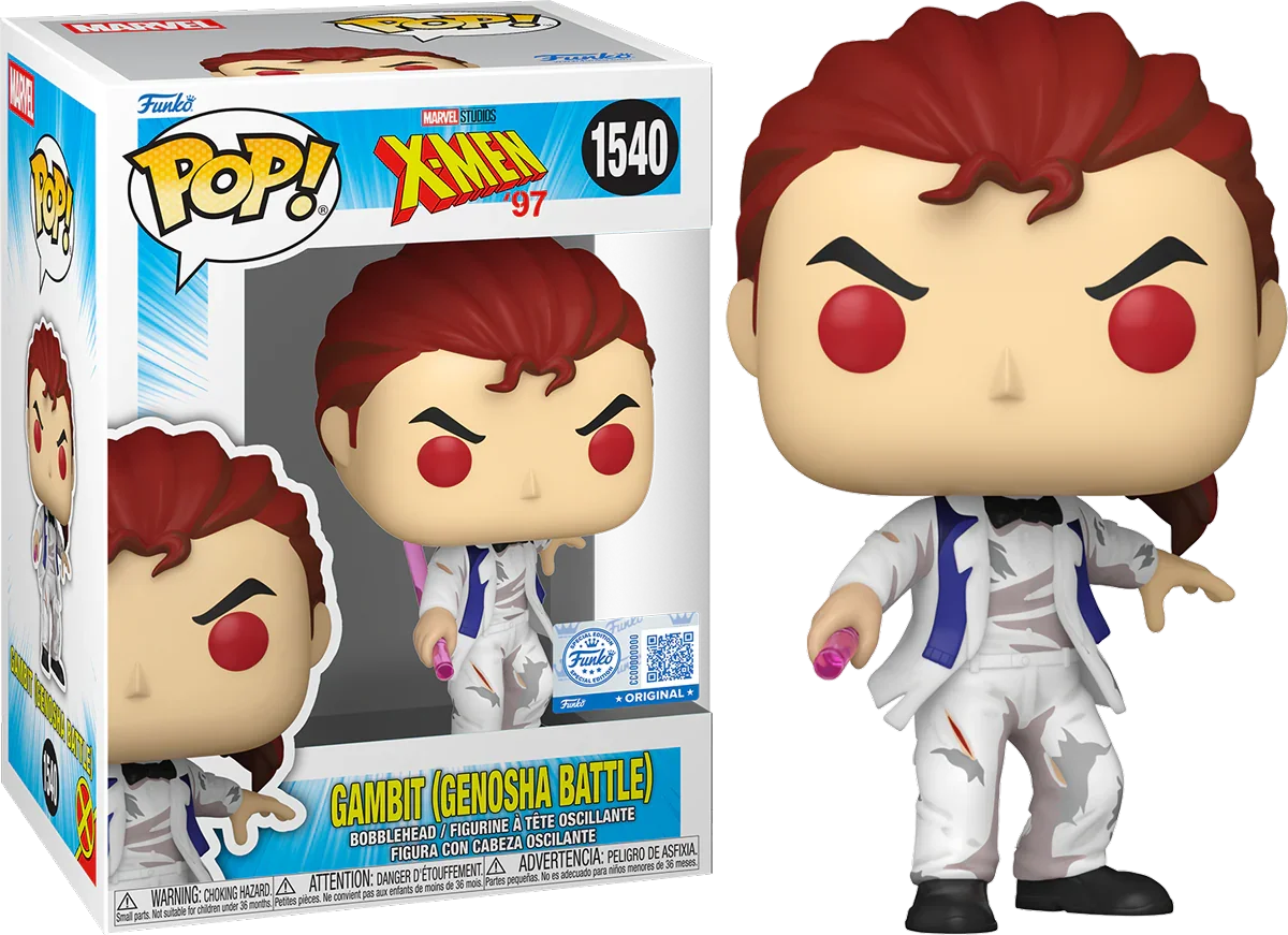 FUN87220 X-Men '97 - Gambit in Tux Pop! Vinyl US Exclusive [RS] - Funko - Titan Pop Culture