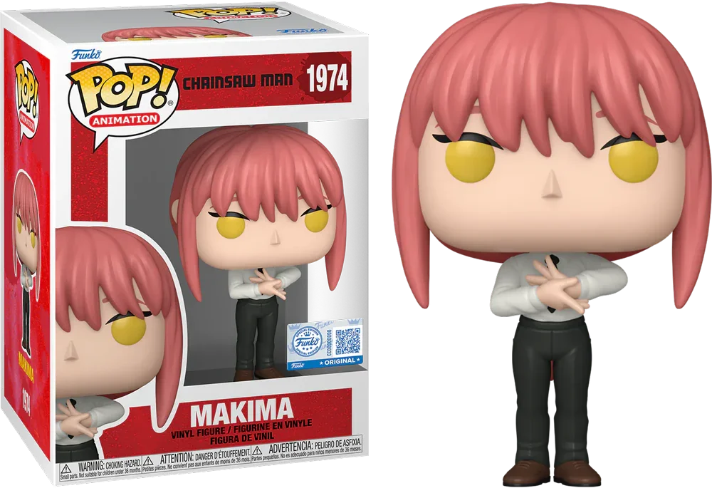 FUN87232 Chainsaw Man - Makima (Hand Sign) US Exclusive Pop! Vinyl [RS] - Funko - Titan Pop Culture