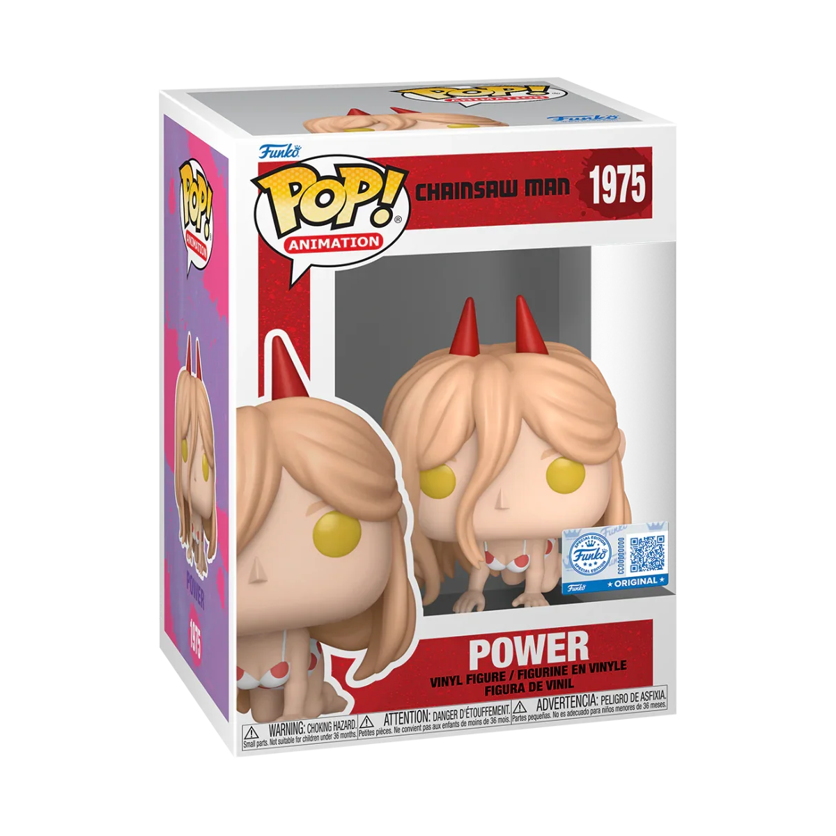 FUN87233 Chainsaw Man - Power (Beach) US Exclusive Pop! Vinyl [RS] - Funko - Titan Pop Culture