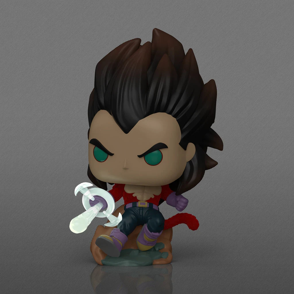 FUN87234 Dragon Ball: GT - Super Saiyan 4 Vegeta (with chase) US Exclusive Flocked Pop! Vinyl [RS] - Funko TBA - Titan Pop Culture