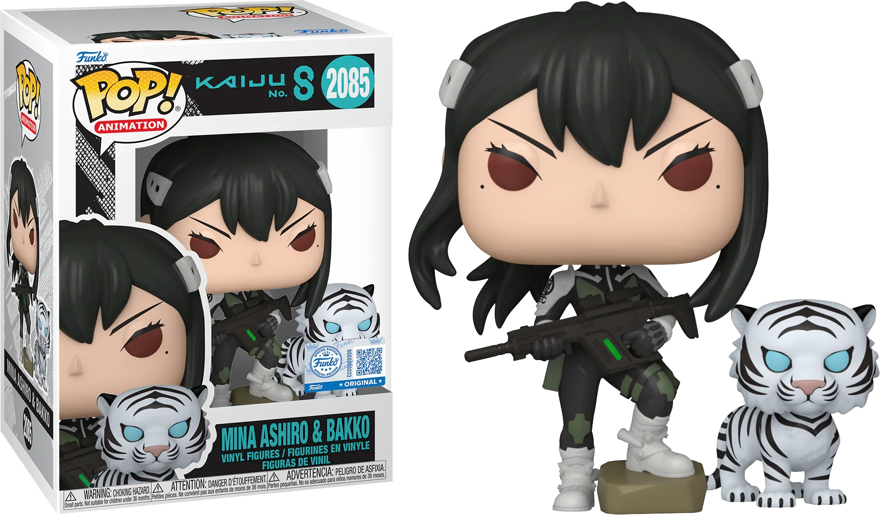 FUN87239 Kaiju No. 8 - Mina & Bakko US Exclusive Pop! Vinyl [RS] - Funko - Titan Pop Culture