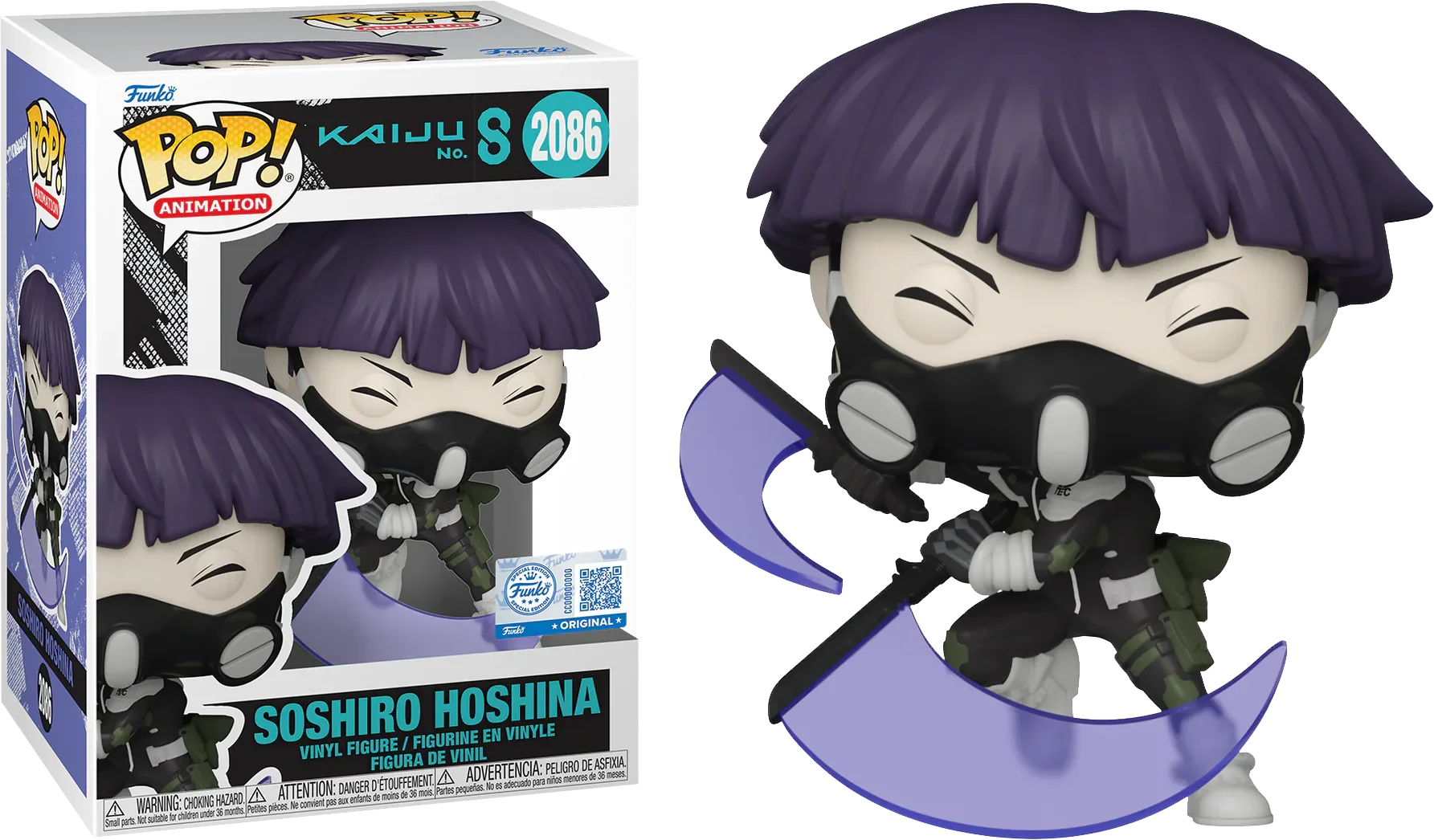 FUN87240 Kaiju No. 8 - Soshiro Hoshina US Exclusive Pop! Vinyl [RS] - Funko - Titan Pop Culture