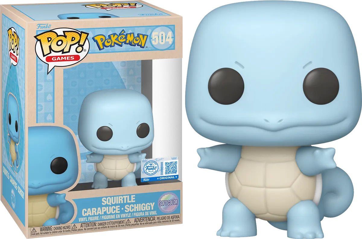 FUN87875 Pokemon - Squirtle (Pastel) US Exclusive Pop! Vinyl [RS] - Funko - Titan Pop Culture