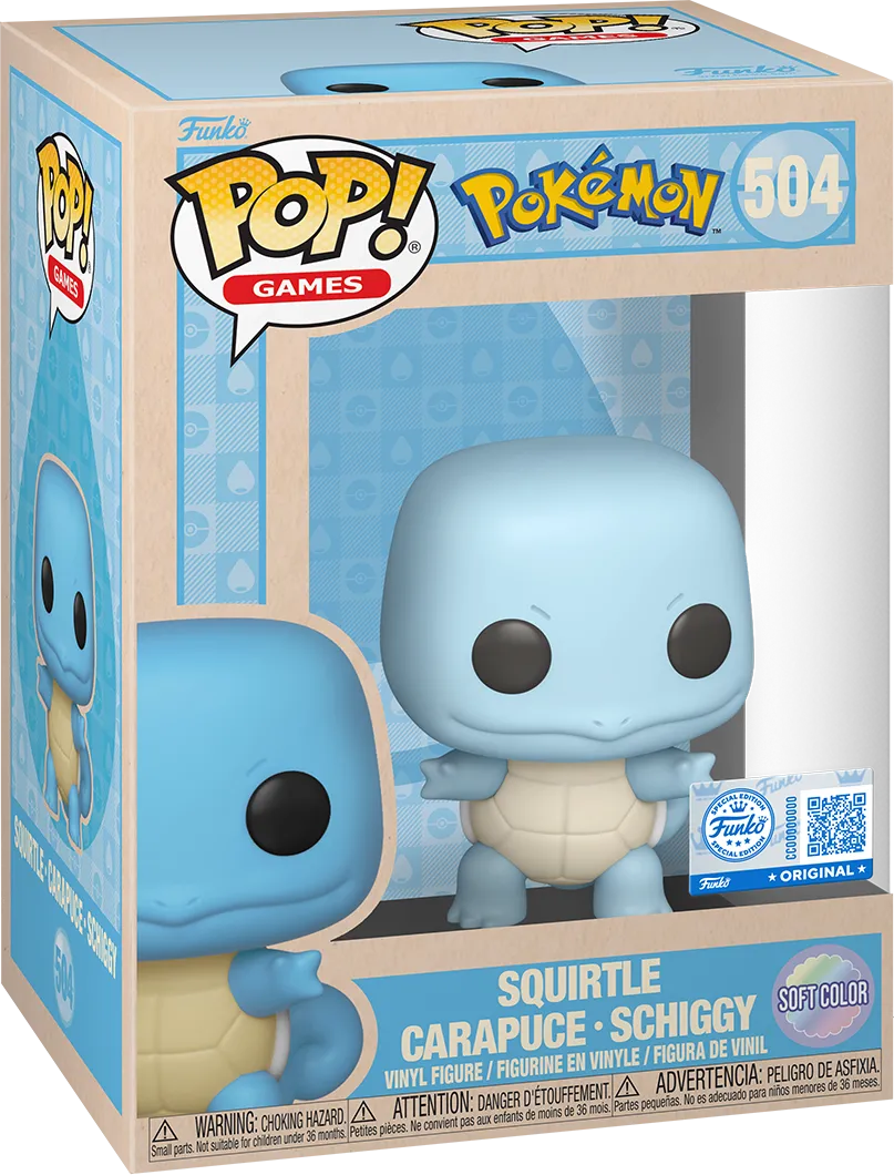 FUN87875 Pokemon - Squirtle (Pastel) US Exclusive Pop! Vinyl [RS] - Funko - Titan Pop Culture