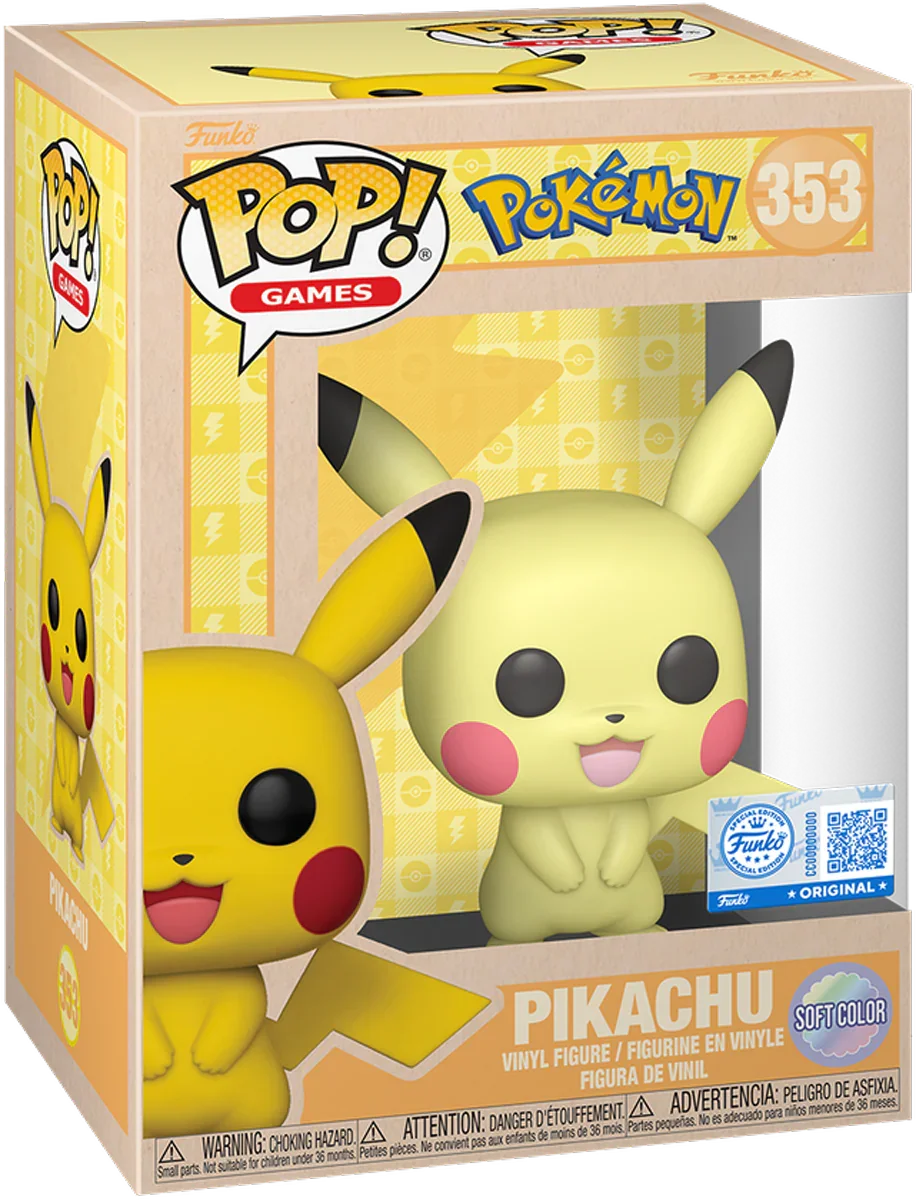 Pokémon - Pikachu (Pastel) Figura Pop! Vinyl exclusiva [RS]