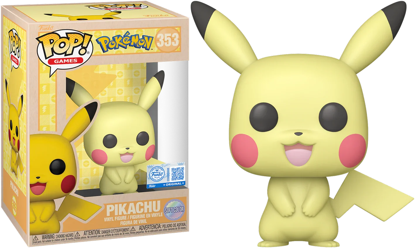 Pokemon - Pikachu (Pastel) Exclusive Pop! Vinyl [RS]
