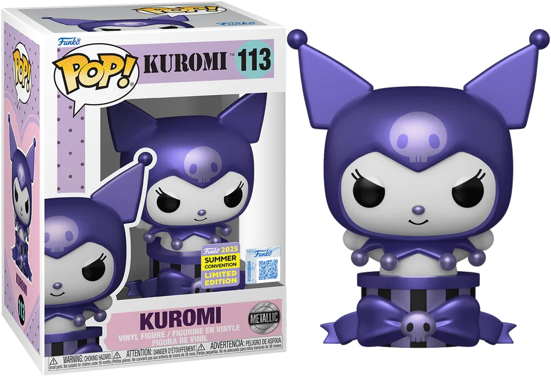 Hello Kitty - Kuromi Purple Metallic SDCC 2025 Exclusive Pop! Vinyl [RS]