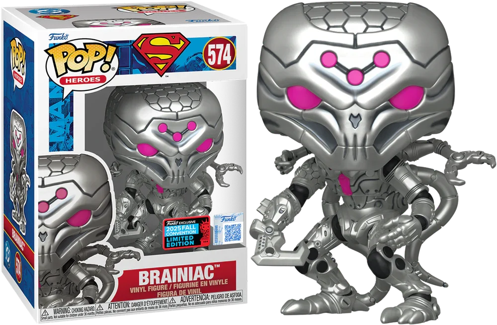 DC - Brainiac Pop! Vinilo 2025 Exclusivo de NYCC [RS]