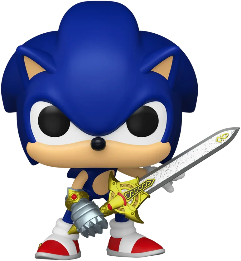 Sonic the Hedgehog - Sonic con Caliburn Pop! Vinilo 2025 Exclusivo de NYCC [RS]