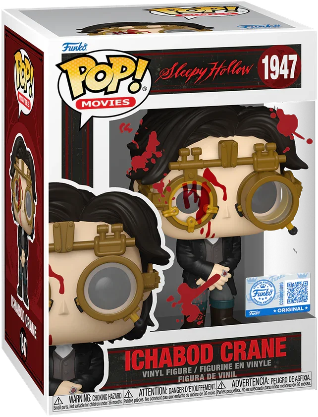 Sleepy Hollow - Ichabod Crane (Dañado por la batalla) Vinilo Pop! Exclusivo de EE. UU. [RS]