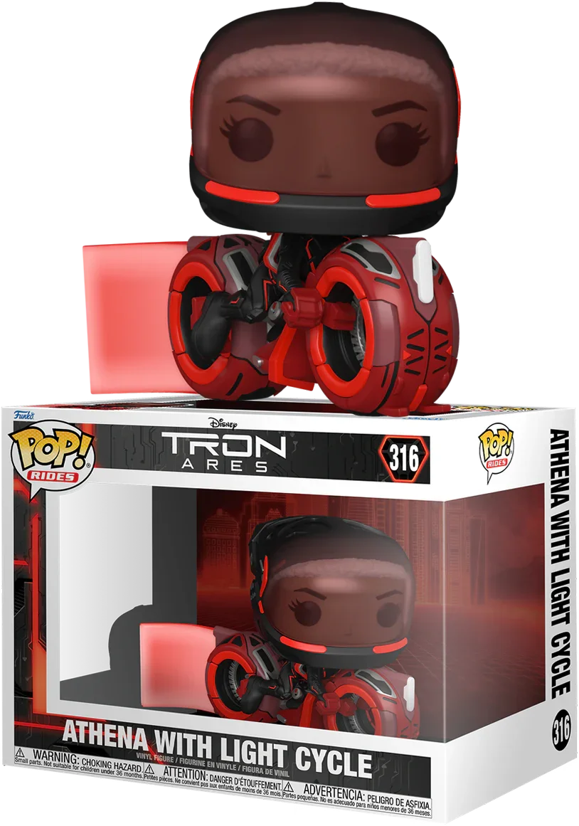 TRON: Ares - Athena with Light Cycle Pop! Ride