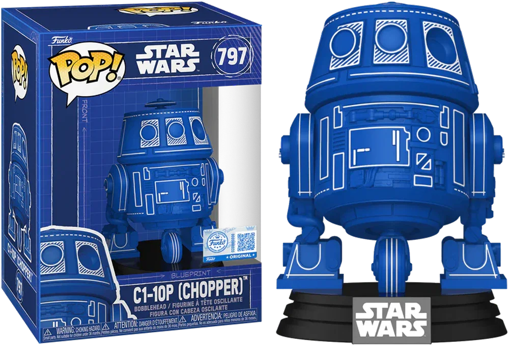 Star Wars - Chopper (Blueprint) US Exclusive Pop! Vinyl [RS]