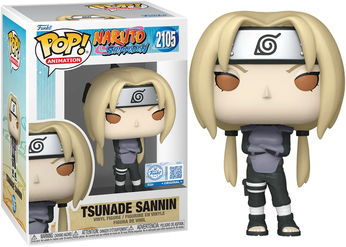 Naruto - Tsunade (Sannin) Vinilo Pop! Exclusivo para EE. UU. [RS]