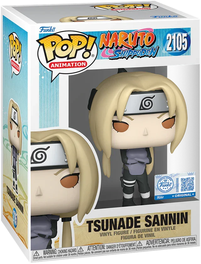 Naruto - Tsunade (Sannin) Vinilo Pop! Exclusivo para EE. UU. [RS]