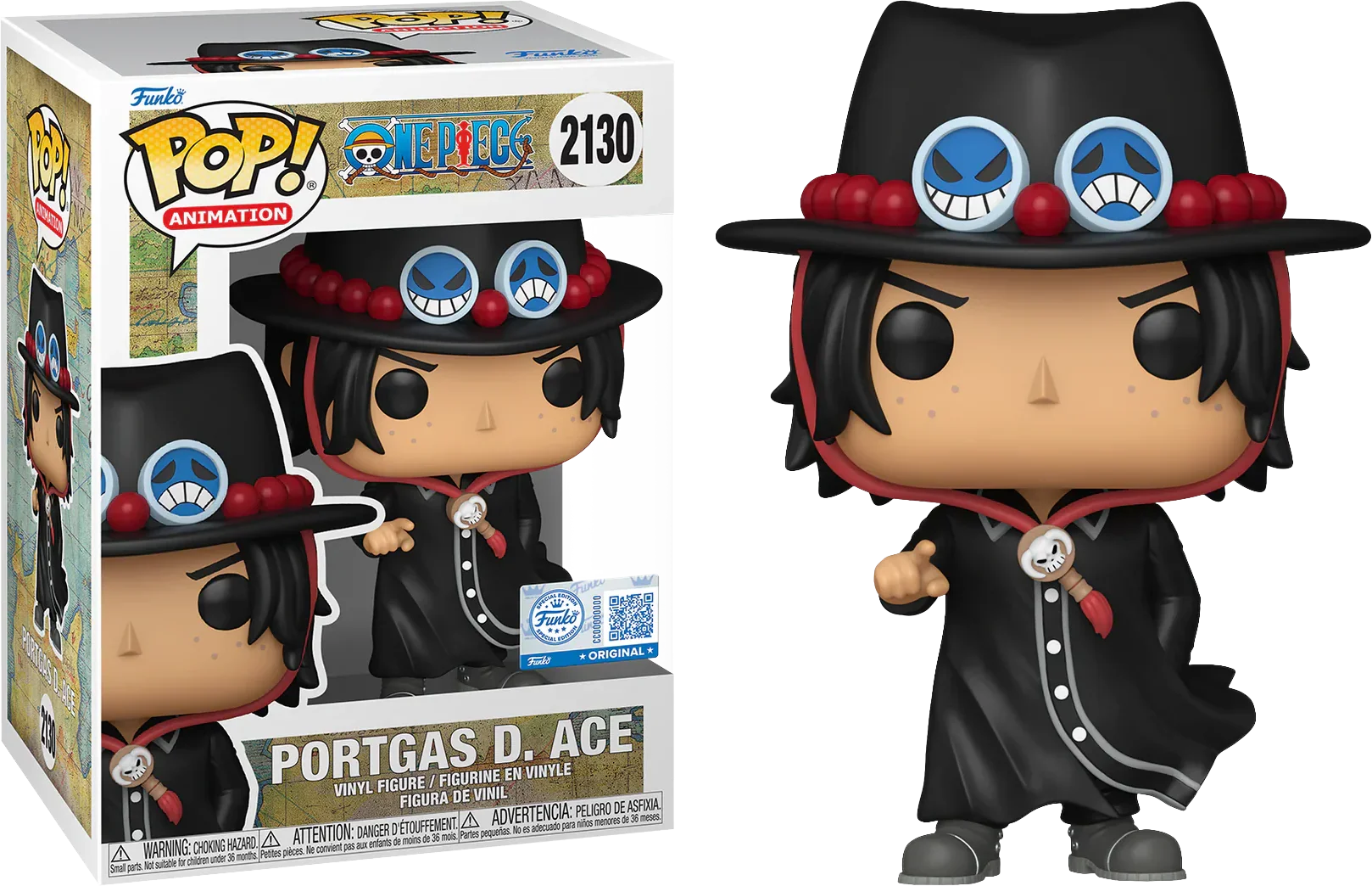 One Piece - Portgas D. Ace (Intro) US Exclusive Pop! Vinyl [RS]