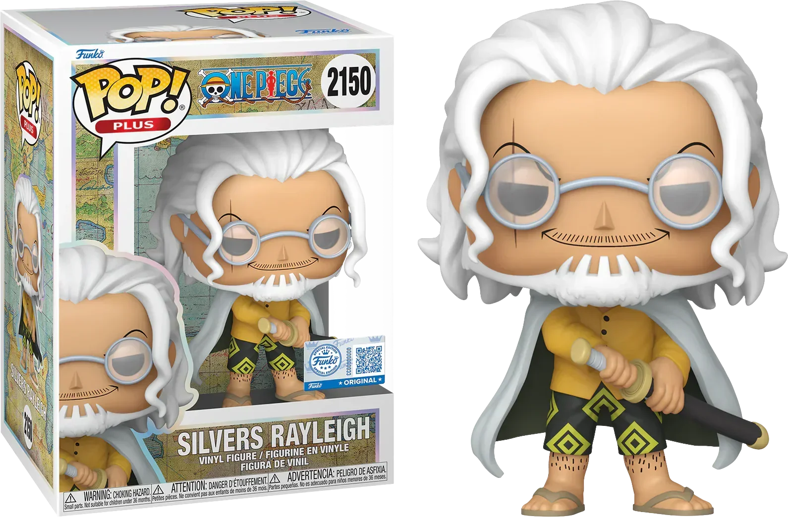 One Piece - Silvers Rayleigh US Exclusive Pop! Plus - Chase Bundle [RS]