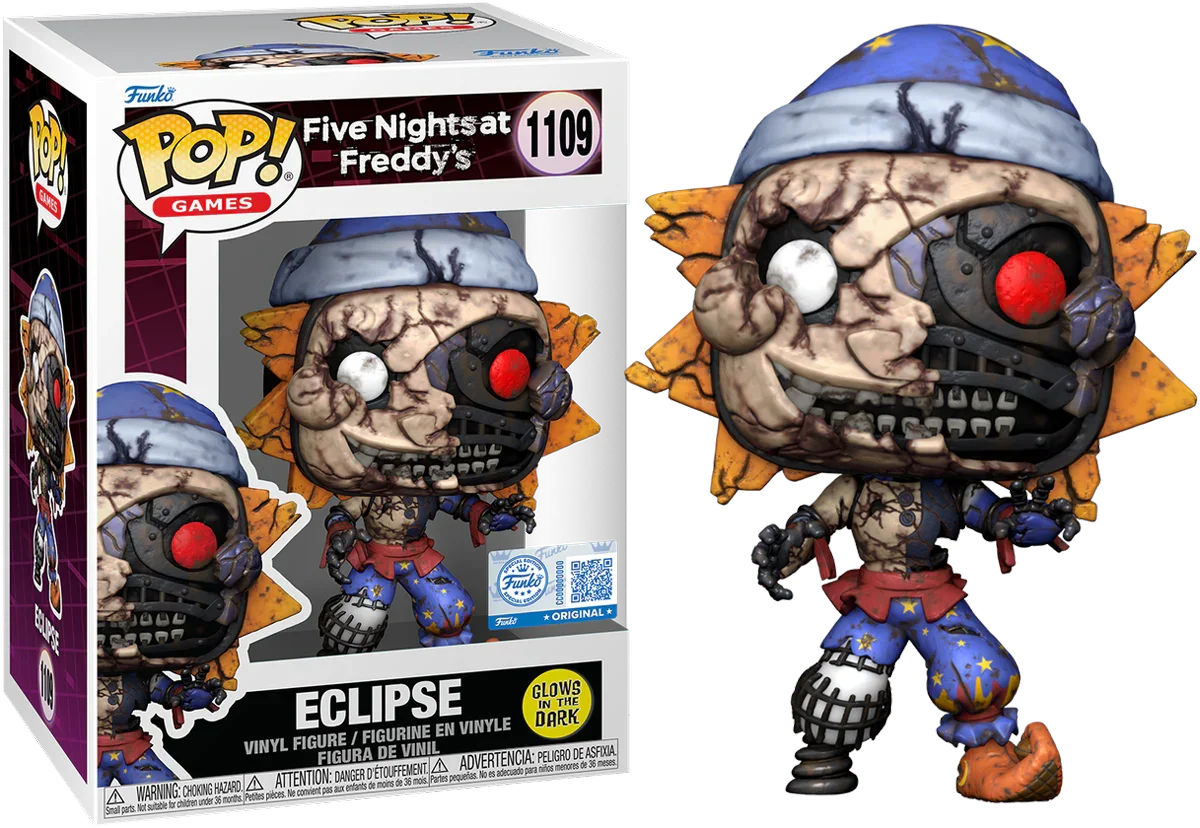 Five Nights at Freddy's: Violación de seguridad - Vinilo Pop! Glow exclusivo de Eclipse para EE. UU. [RS]