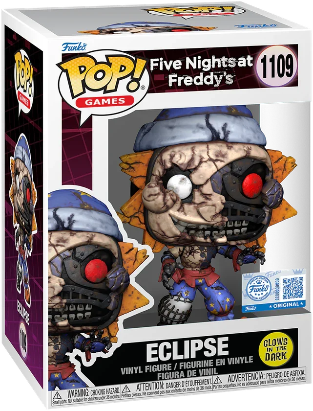 Five Nights at Freddy's: Violación de seguridad - Vinilo Pop! Glow exclusivo de Eclipse para EE. UU. [RS]