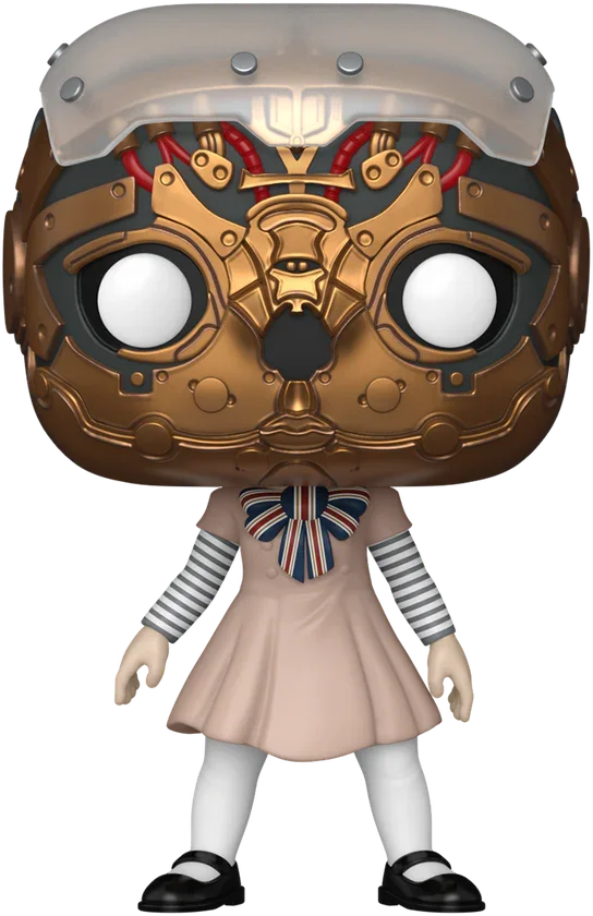 FUN88309 M3GAN - M3GAN Robot Face Exposed US Exclusive Metallic Pop! Vinyl [RS] - Funko - Titan Pop Culture