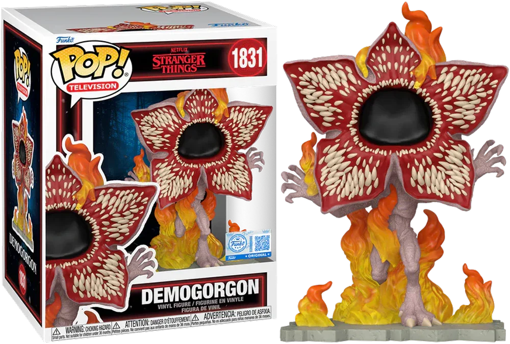 Stranger Things - Demogorgon (En Llamas) Exclusiva de EE. UU. Pop! Premium [RS]