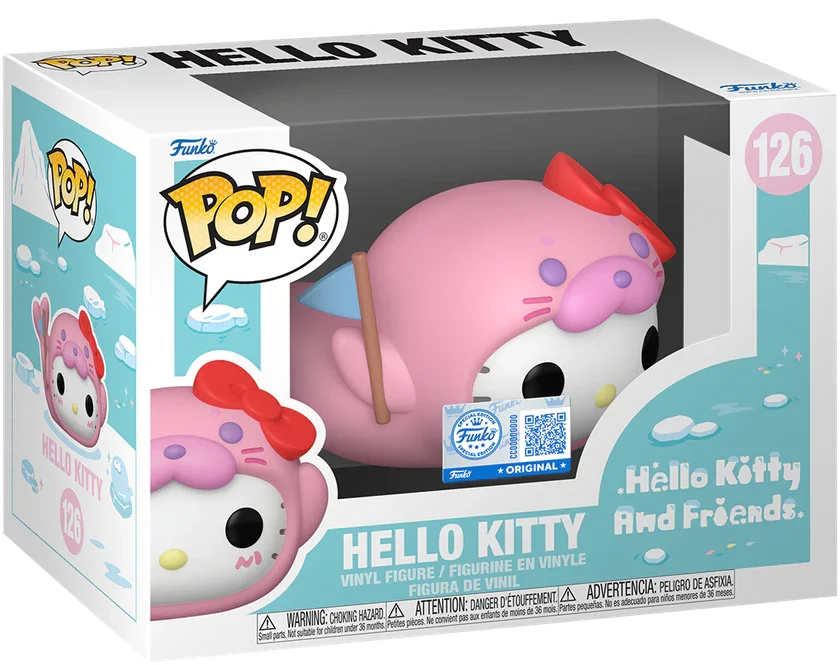 Hello Kitty - Hello Kitty (Foca) Vinilo Pop! Exclusivo de EE. UU. [RS]