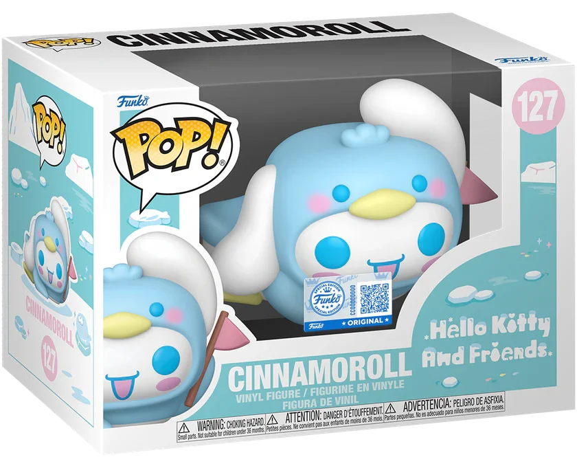 Hello Kitty - Cinnamoroll (Pingüino) Vinilo Pop! Exclusivo de EE. UU. [RS]