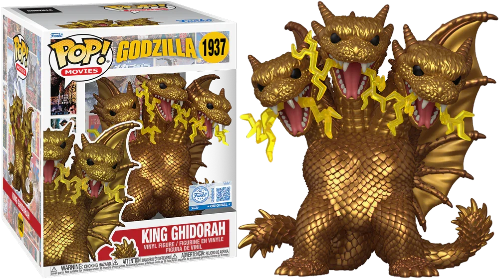 Godzilla - Ghidora (Electric) US Exclusive 6" Pop! Vinyl [RS]
