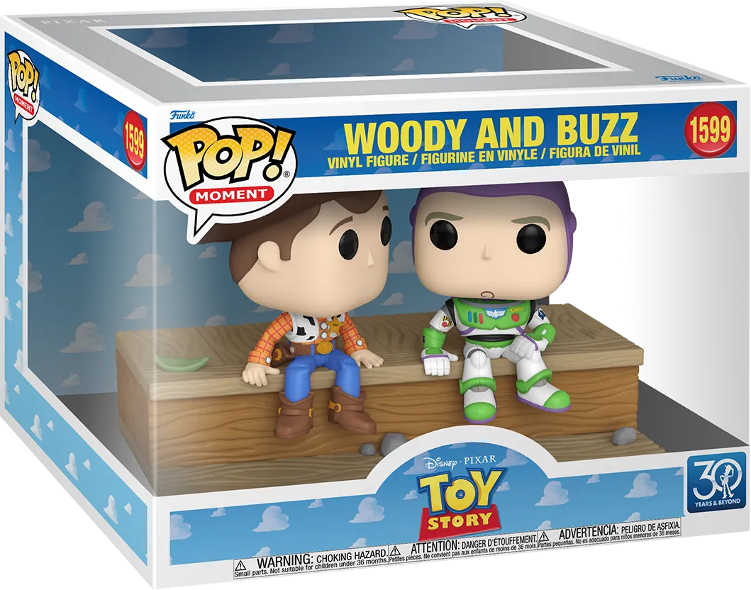 FUN88466 Toy Story - Woody & Buzz 30th Anniversary Pop! Vinyl Moment - Funko - Titan Pop Culture