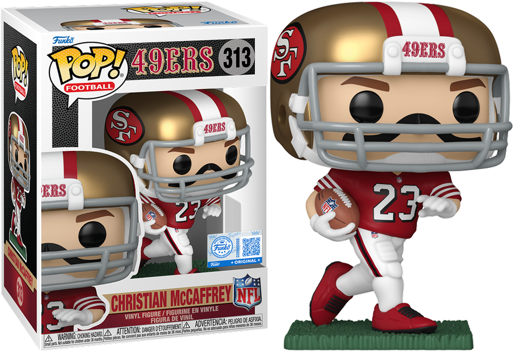 NFL: 49ers - Christian McCaffrey (Throwback) Pop! Vinyl