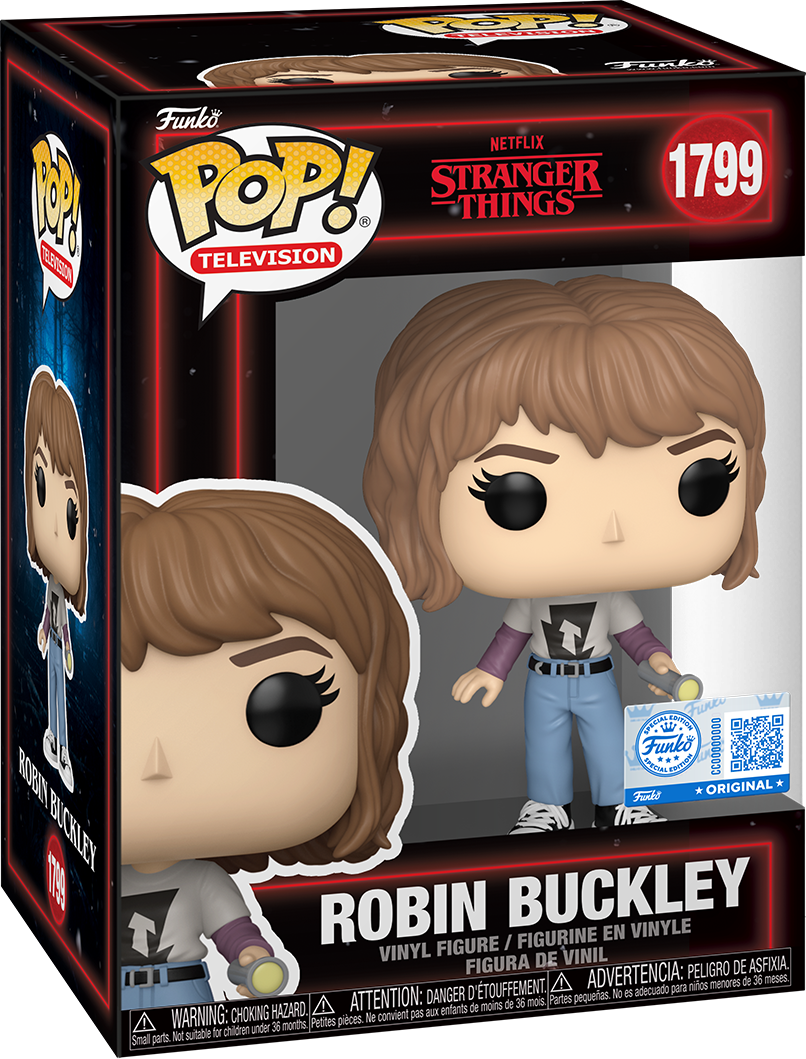 Stranger Things - Robin Buckley (with Flashlight) US Exclusive Pop! [RS]