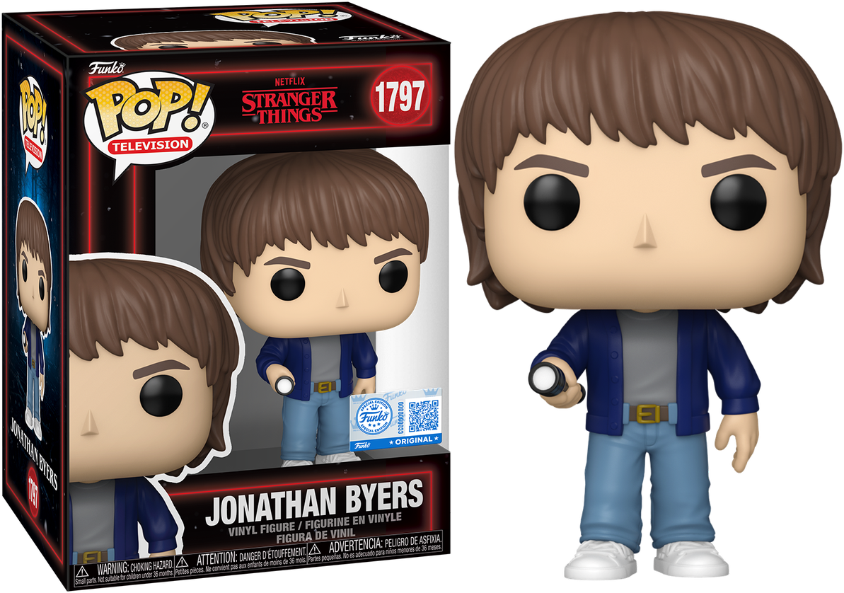 Stranger Things - Jonathan Byers (con Torch) Vinilo Pop! Exclusivo para EE. UU. [RS]