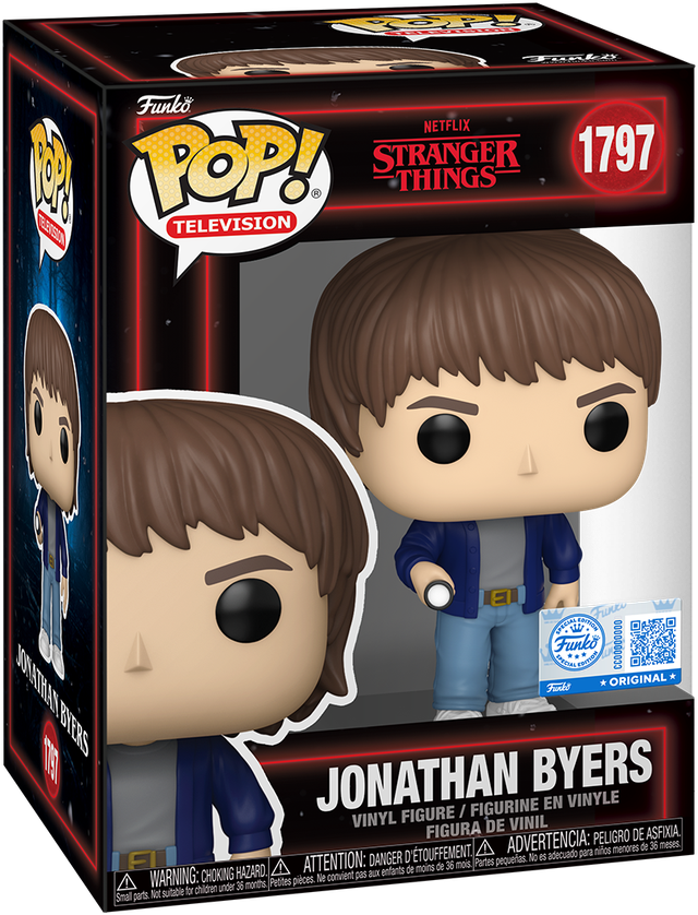 Stranger Things - Jonathan Byers (with Torch) US Exclusive Pop! Vinyl [RS]