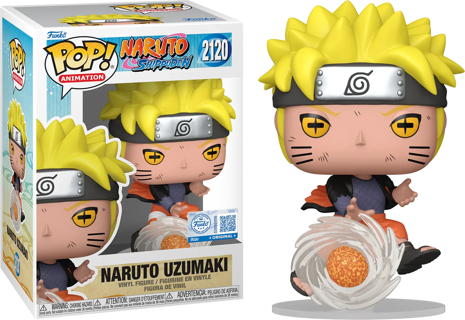 Naruto: Shippuden - Naruto (Lava Rasenshuriken) US Exclusive Pop! Vinyl [RS]