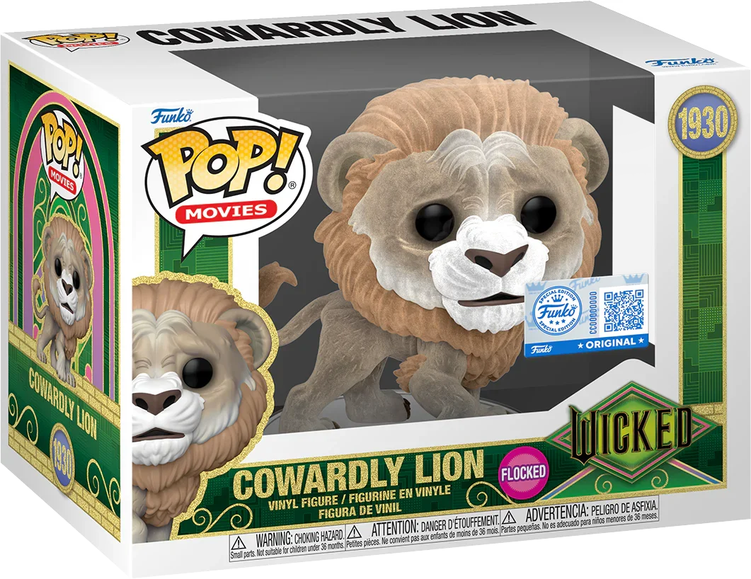 Wicked (2025) - León Cobarde (exclusivo de EE. UU.) Vinilo flocado [RS]