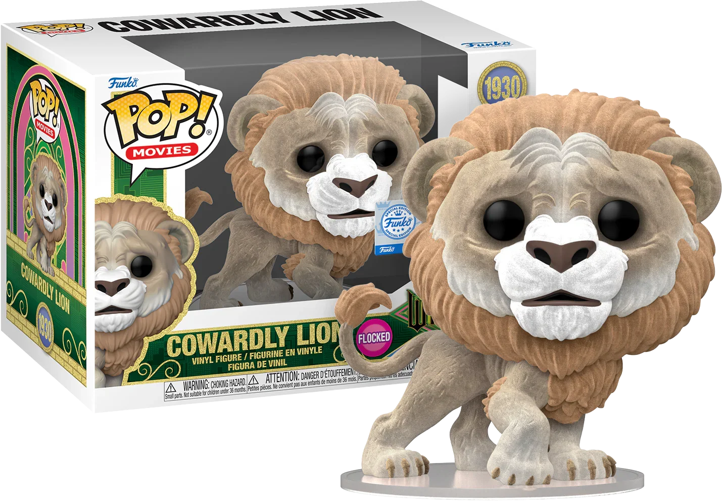 Wicked (2025) - León Cobarde (exclusivo de EE. UU.) Vinilo flocado [RS]