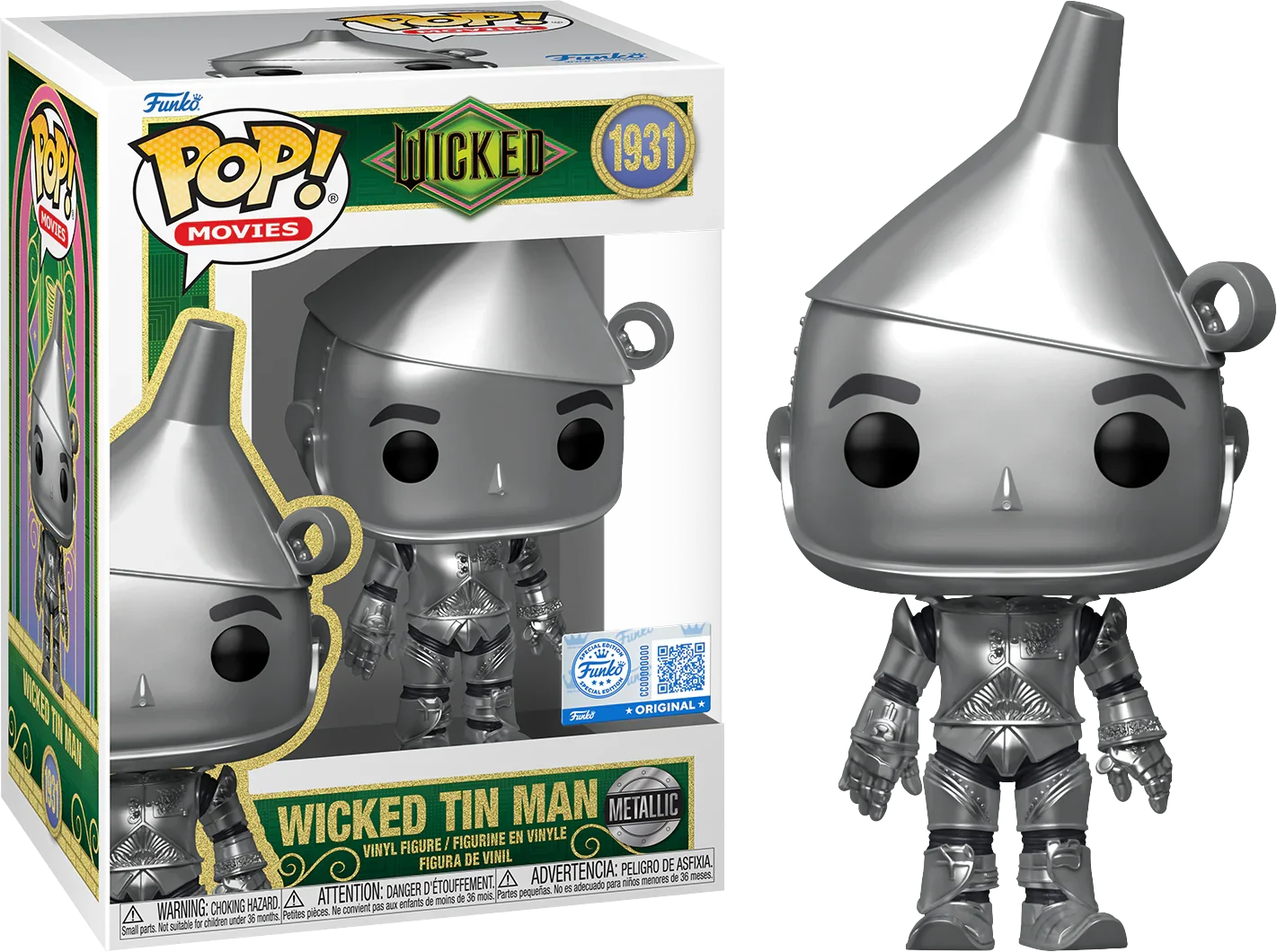 Wicked (2025) - Tin Man, vinilo pop metálico exclusivo para EE. UU. [RS]