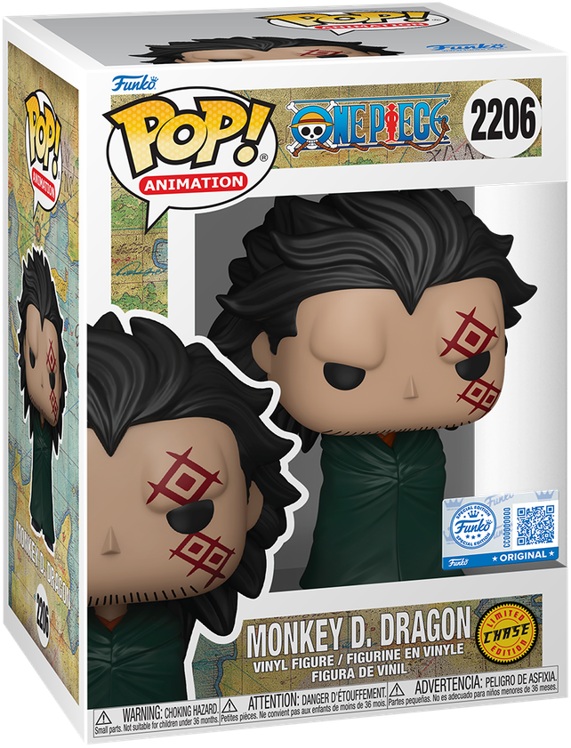 One Piece - Monkey D. Dragon US Exclusive Pop! Vinyl - Chase Bundle [RS]