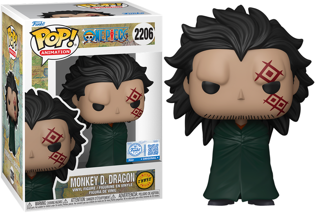 One Piece - Monkey D. Dragon US Exclusive Pop! Vinyl - Chase Bundle [RS]