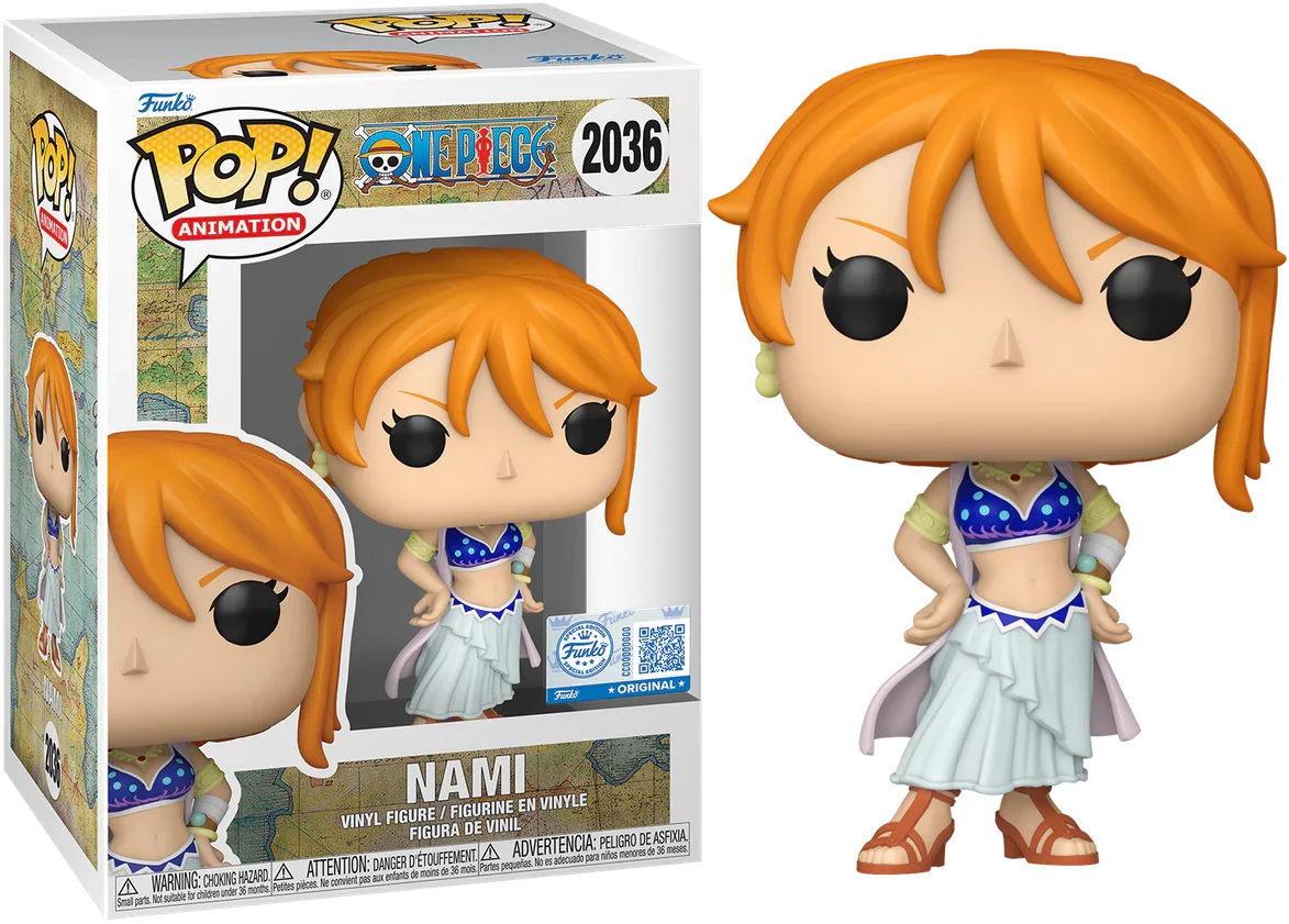 One Piece - Nami (Alabasta) Vinilo Pop! Exclusivo para EE. UU. [RS]