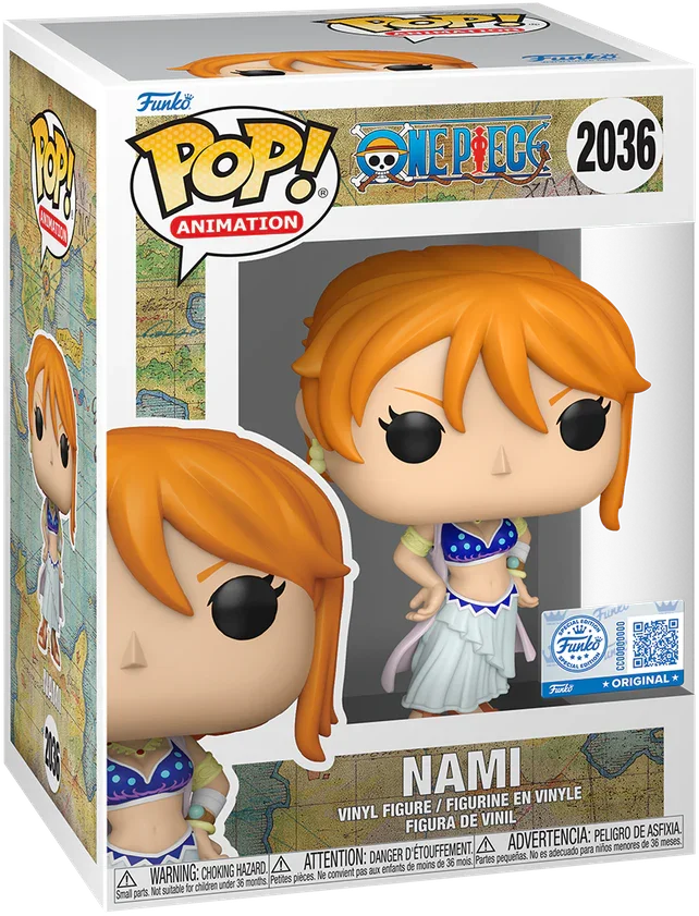 One Piece - Nami (Alabasta) Vinilo Pop! Exclusivo para EE. UU. [RS]