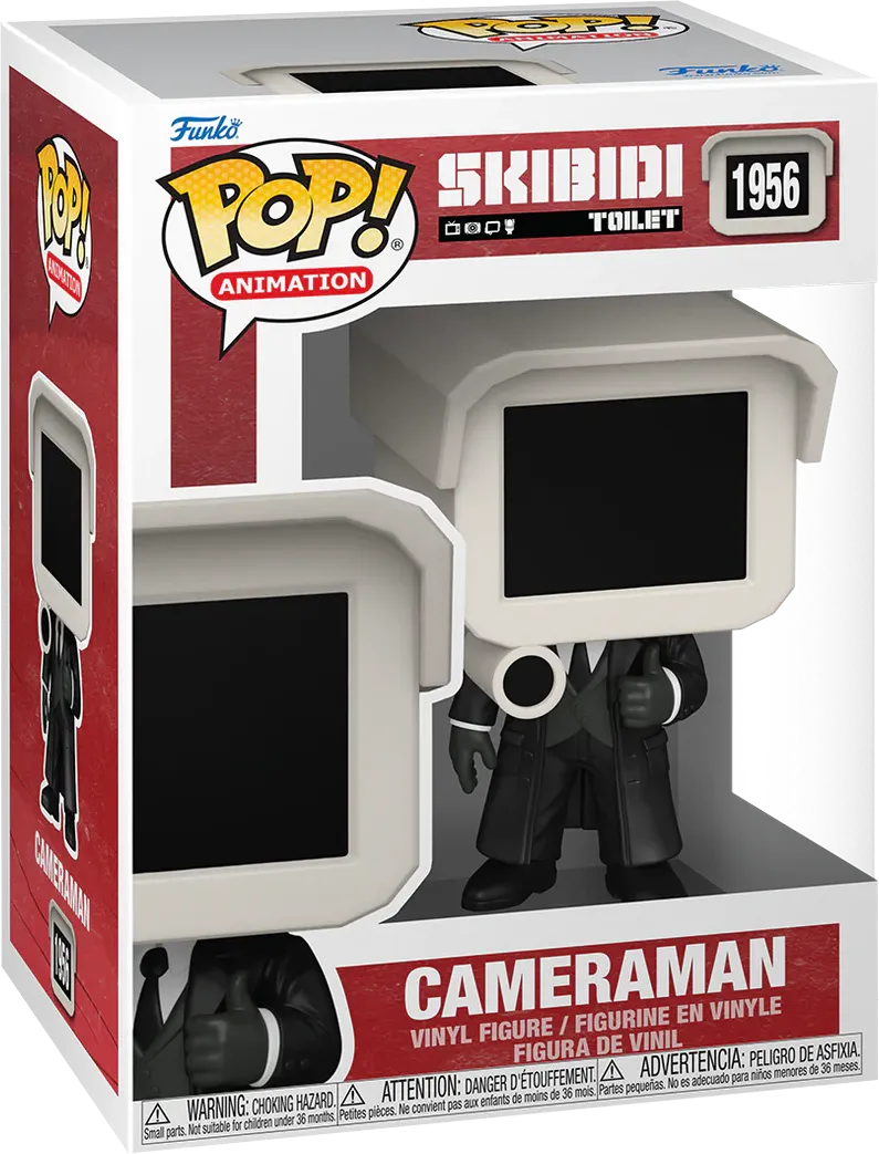 FUN88835 Skibidi Toilet - Cameraman Pop! Vinyl - Funko - Titan Pop Culture